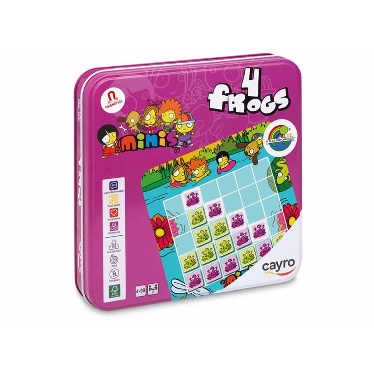 Pedagogiskt spel för små barn Cayro Frogs 19 x 19 x 3,5 cm 8 Delar - 3