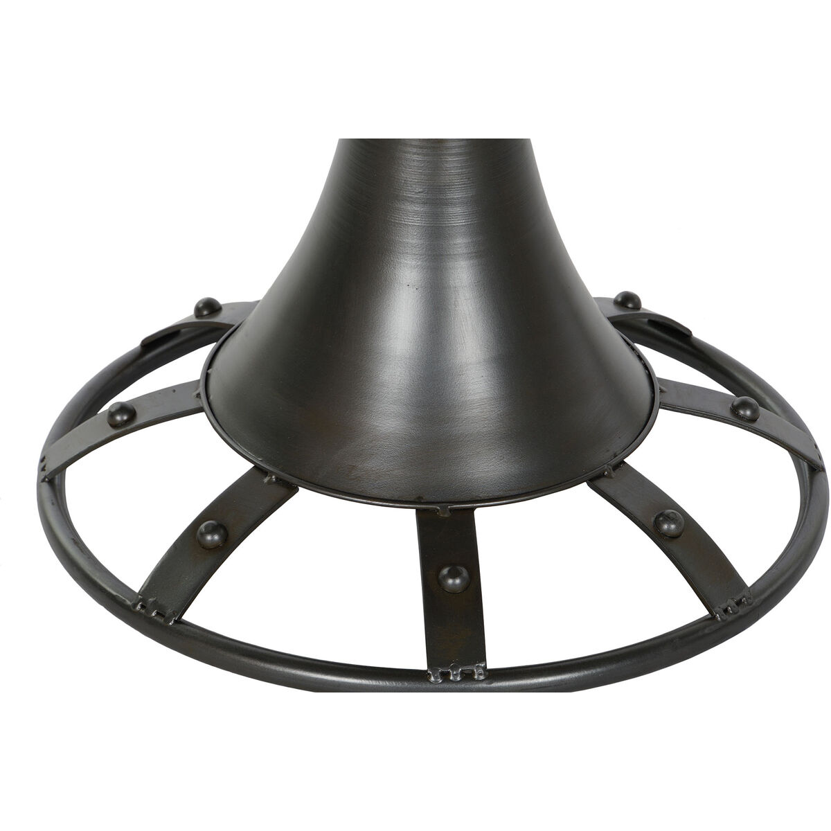 Sidobord DKD Home Decor Gran Svart Metall 60 x 60 x 63,5 cm - 3
