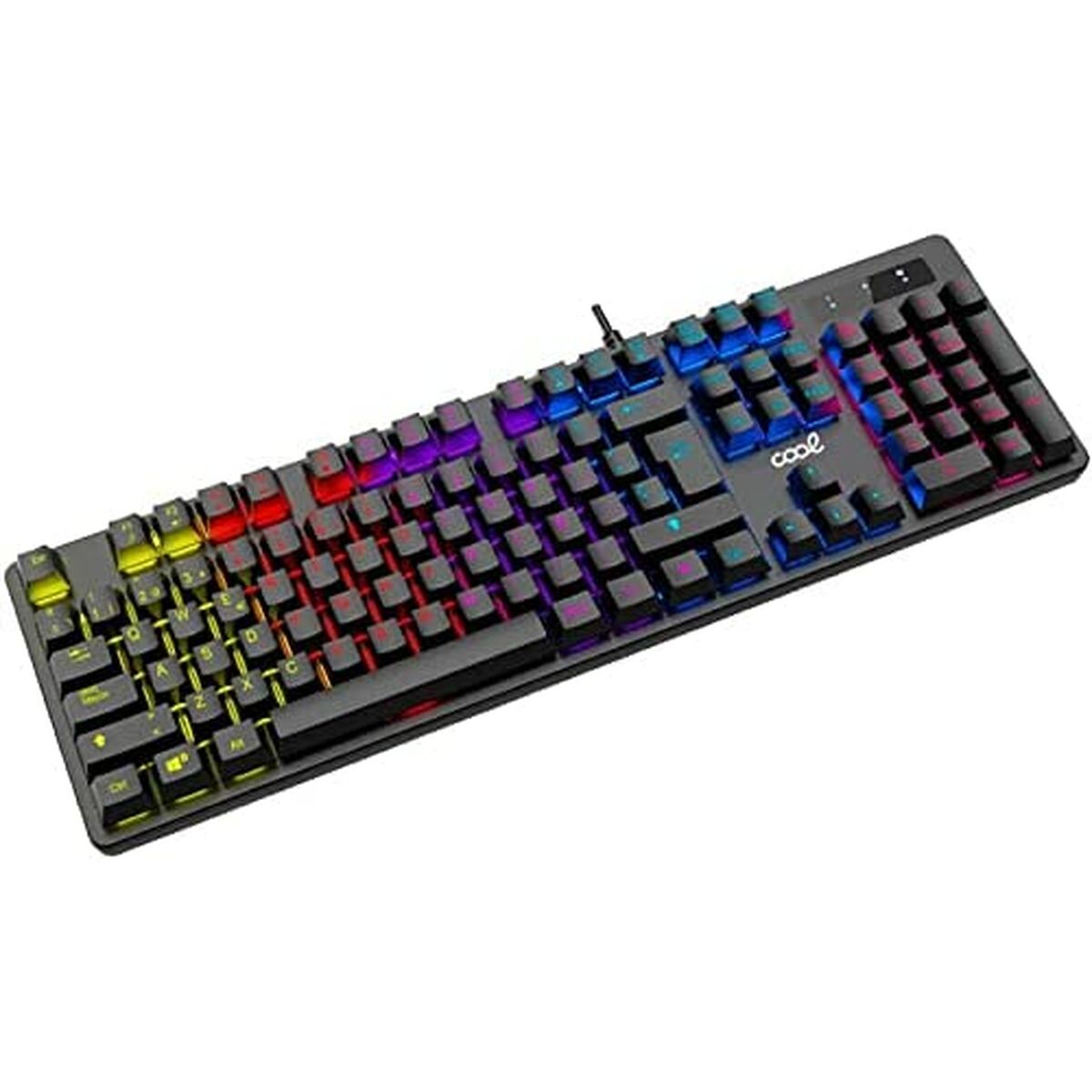 Tangentbord Cool Austin Qwerty Spanska RGB