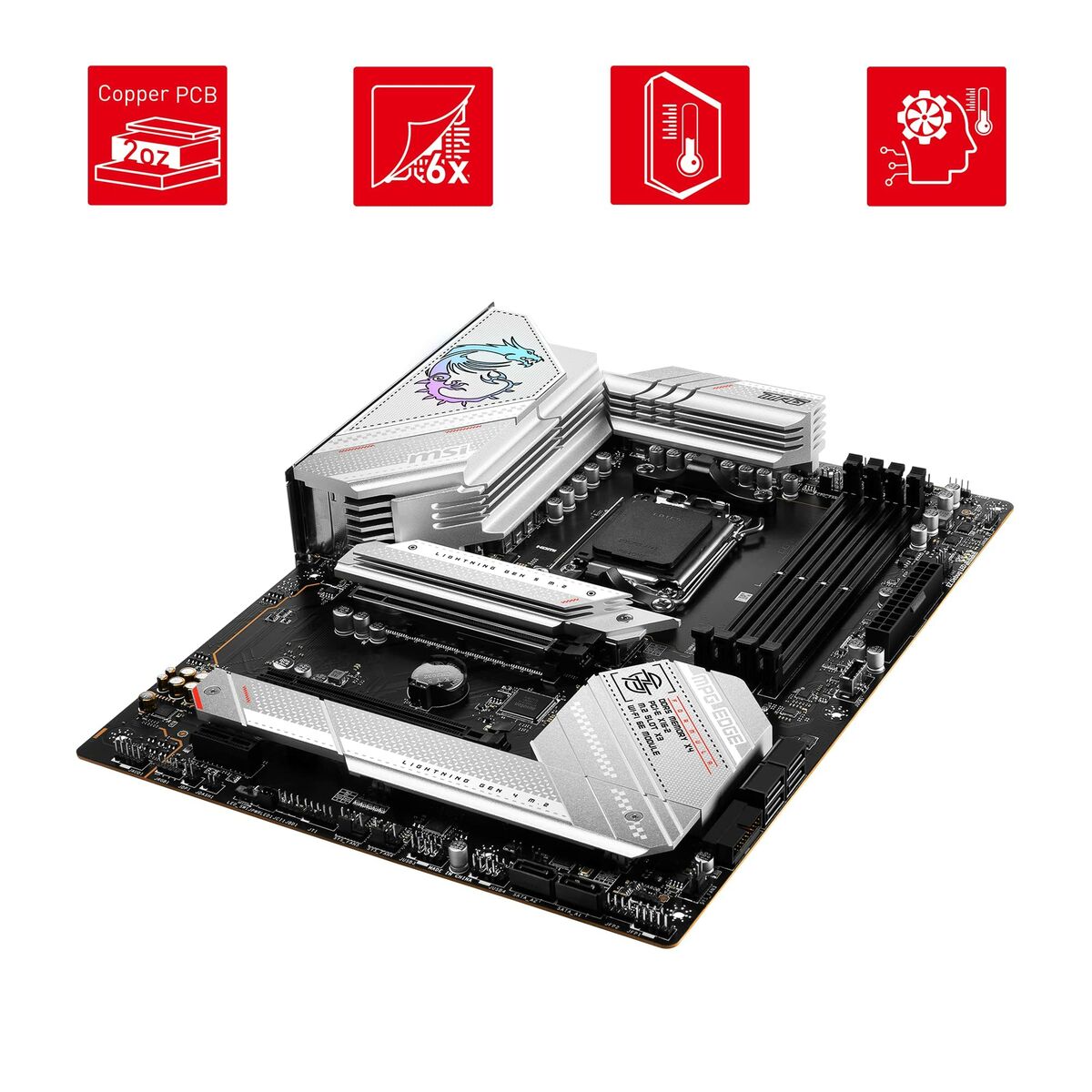 Moderkort MSI MPG B650 EDGE WIFI AMD AM5 AMD AMD B650 - 5