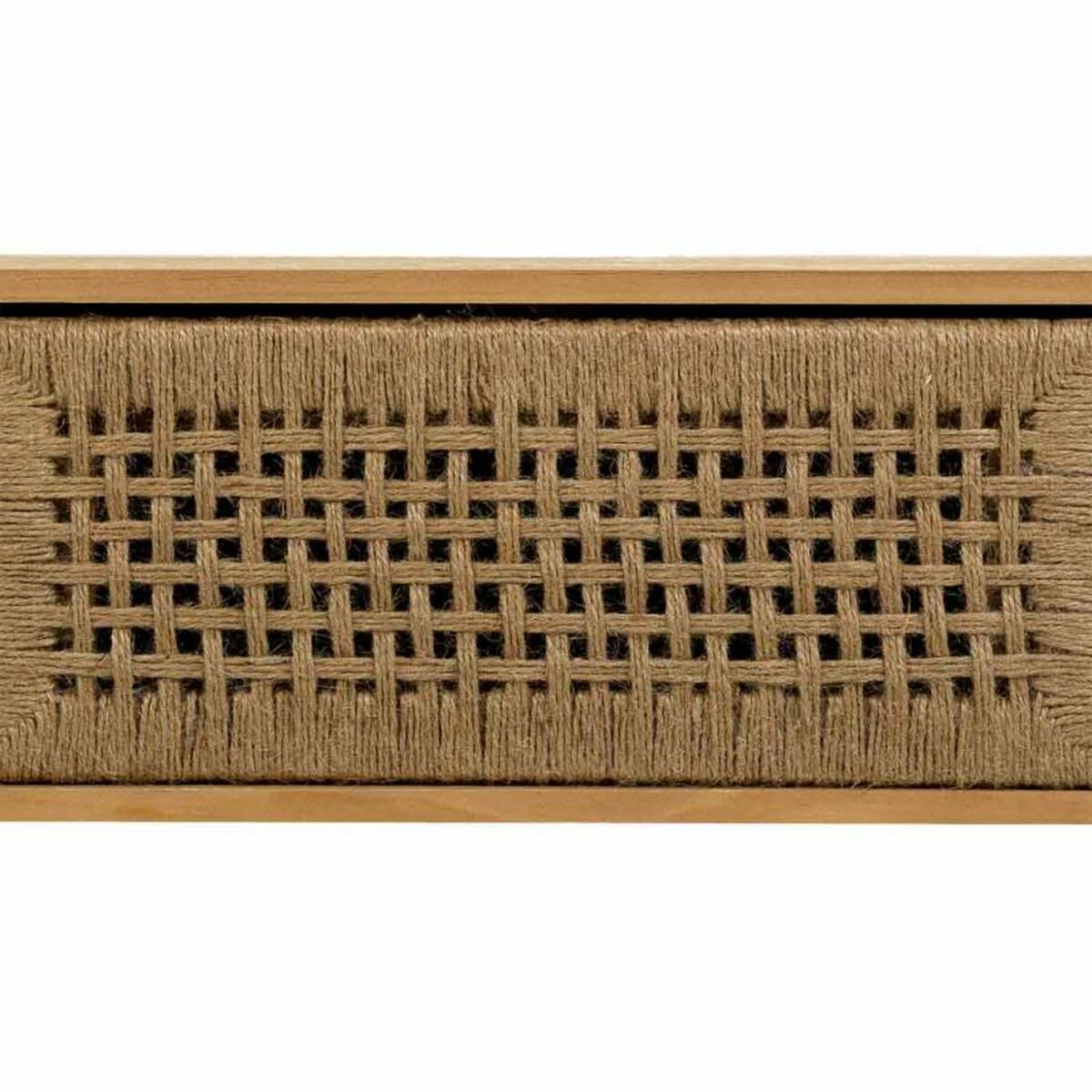 Sidobord Alexandra House Living Brun Snöre Granträ Paulowniaträ 36 x 45 x 130 cm - 8