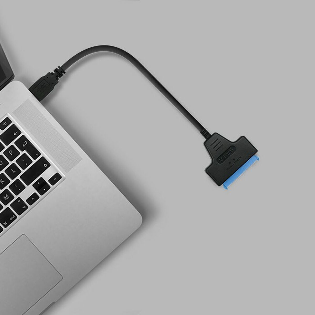 USB till SATA-hårddiskadapter Qoltec 51855 Svart - 4