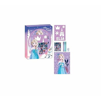 Brevpapper Set Frozen Multicolour 8 Delar