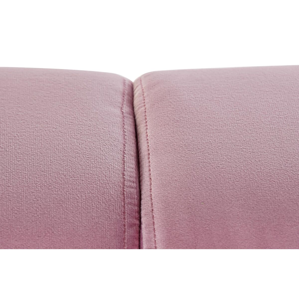 Soffa DKD Home Decor Svart Rosa Metall Polyester Modern (154 x 76 x 76 cm) - 4