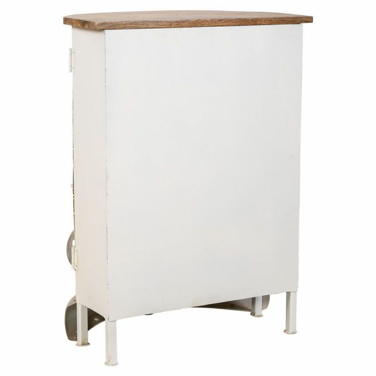 Konsol Alexandra House Living Van Gul Vit Järn Mangoträ 32 x 75 x 50 cm - 6