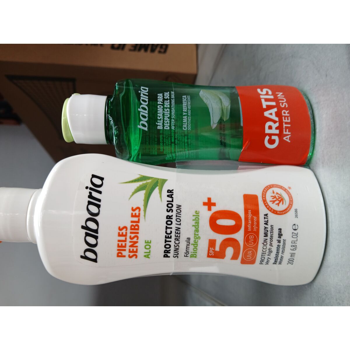 Solmjölk Babaria Spf 50 100 ml Känslig hud - 2