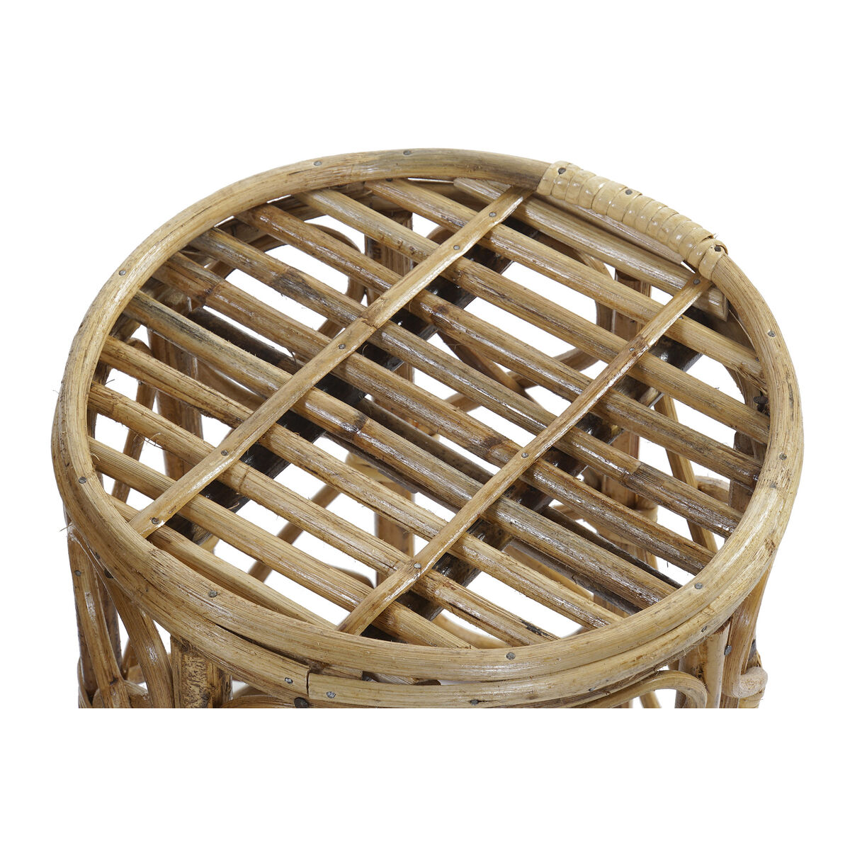 3-bordsset DKD Home Decor 39 x 39 x 41 cm Naturell vide - 3