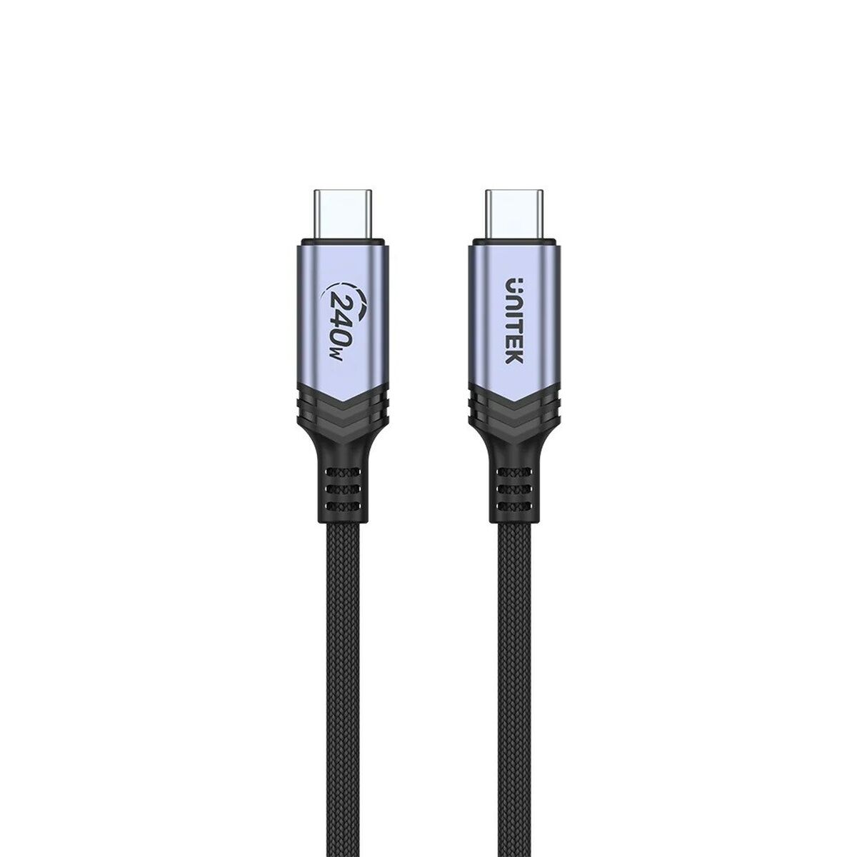 Kabel USB C Unitek C14110GY-2M Svart 2 m - 3