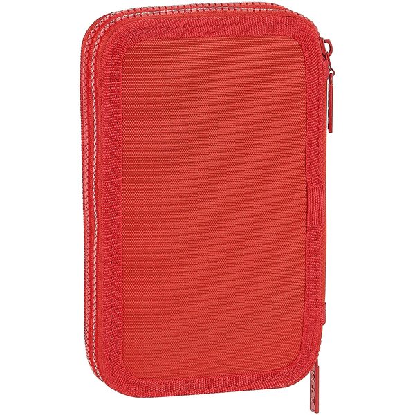 Dubbelt pennfodral Atlético Madrid M854 Vit Röd 12.5 x 19.5 x 4 cm (28 Delar) - 3