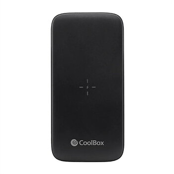 Powerbank CoolBox QI Svart 10000 mAh