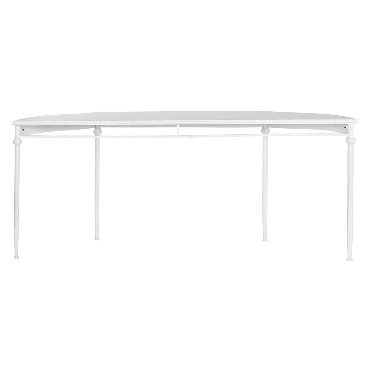 Konsol Home ESPRIT Gul Vit Metall 196 x 44 x 81 cm - 2