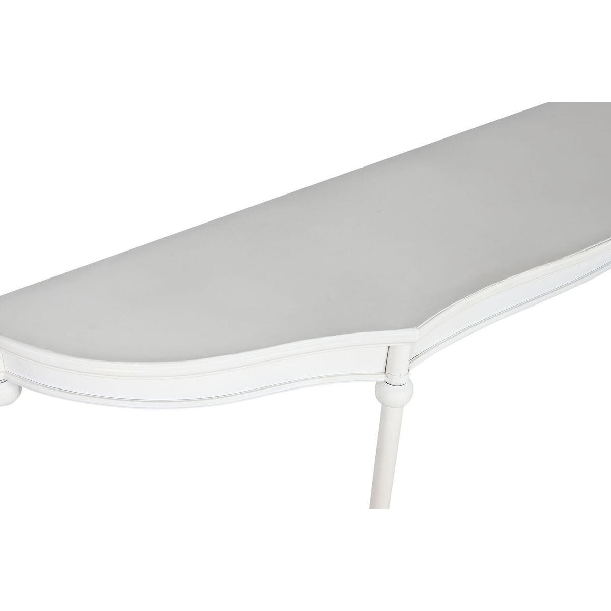 Konsol Home ESPRIT Gul Vit Metall 196 x 44 x 81 cm - 3