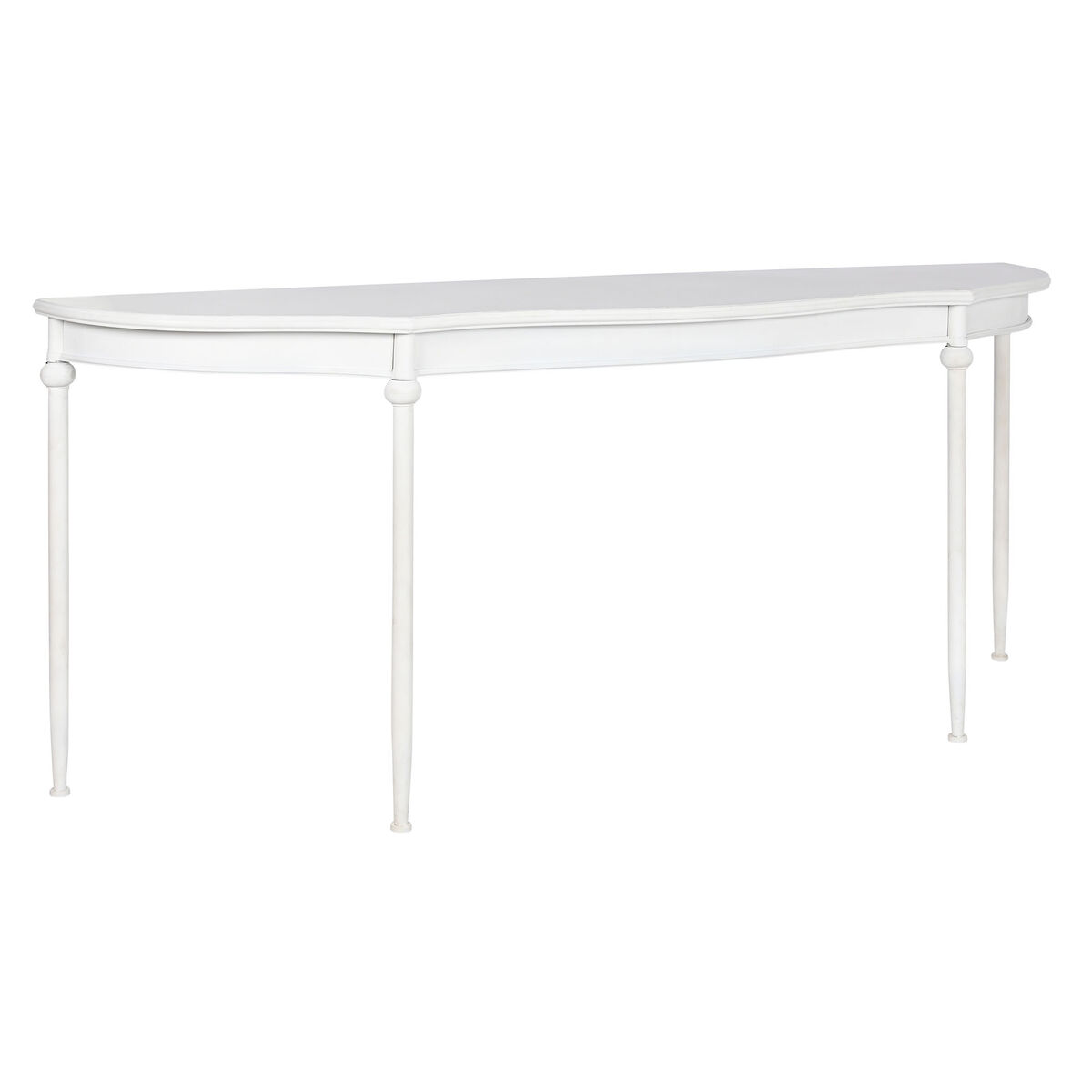 Konsol Home ESPRIT Gul Vit Metall 196 x 44 x 81 cm