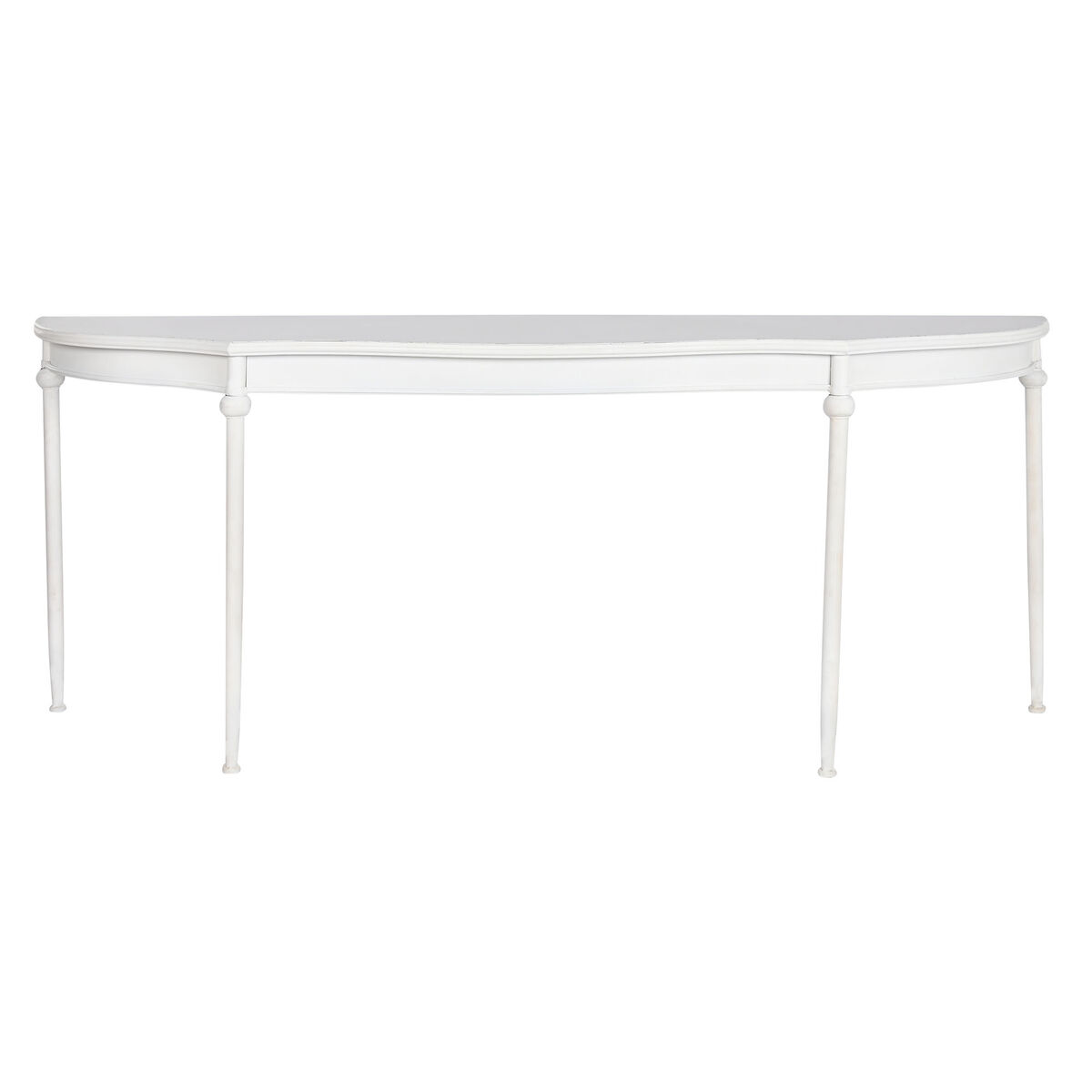Konsol Home ESPRIT Gul Vit Metall 196 x 44 x 81 cm - 5