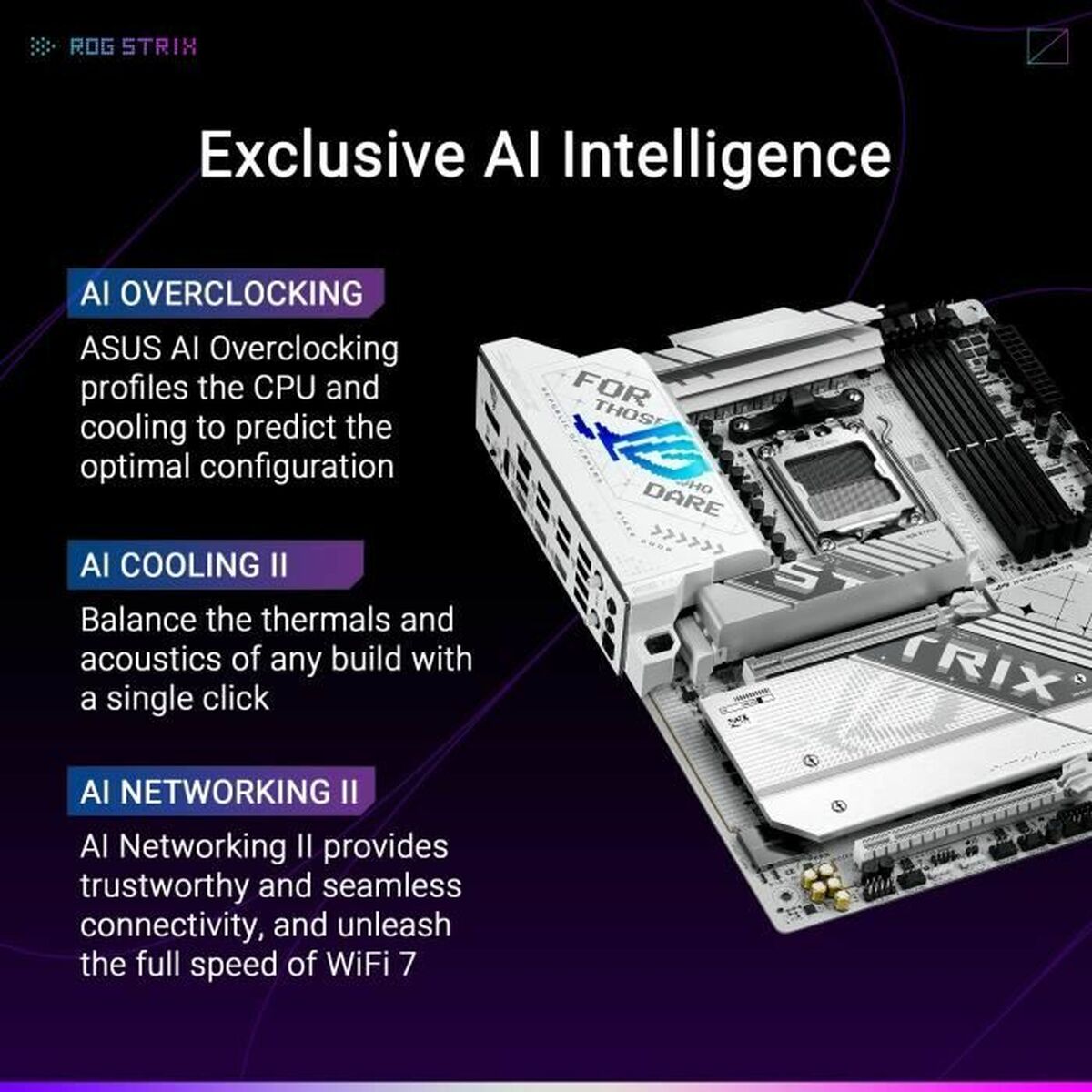Moderkort Asus STRIX X870-A GAMING WIFI AMD AMD AM5 - 2