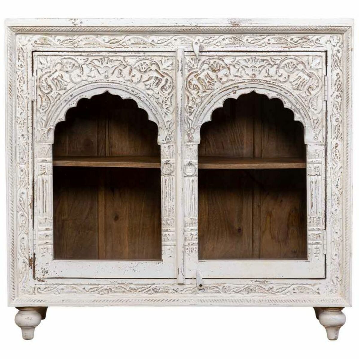 Mottagare Alexandra House Living Kräm 43 x 107 x 101 cm - 5