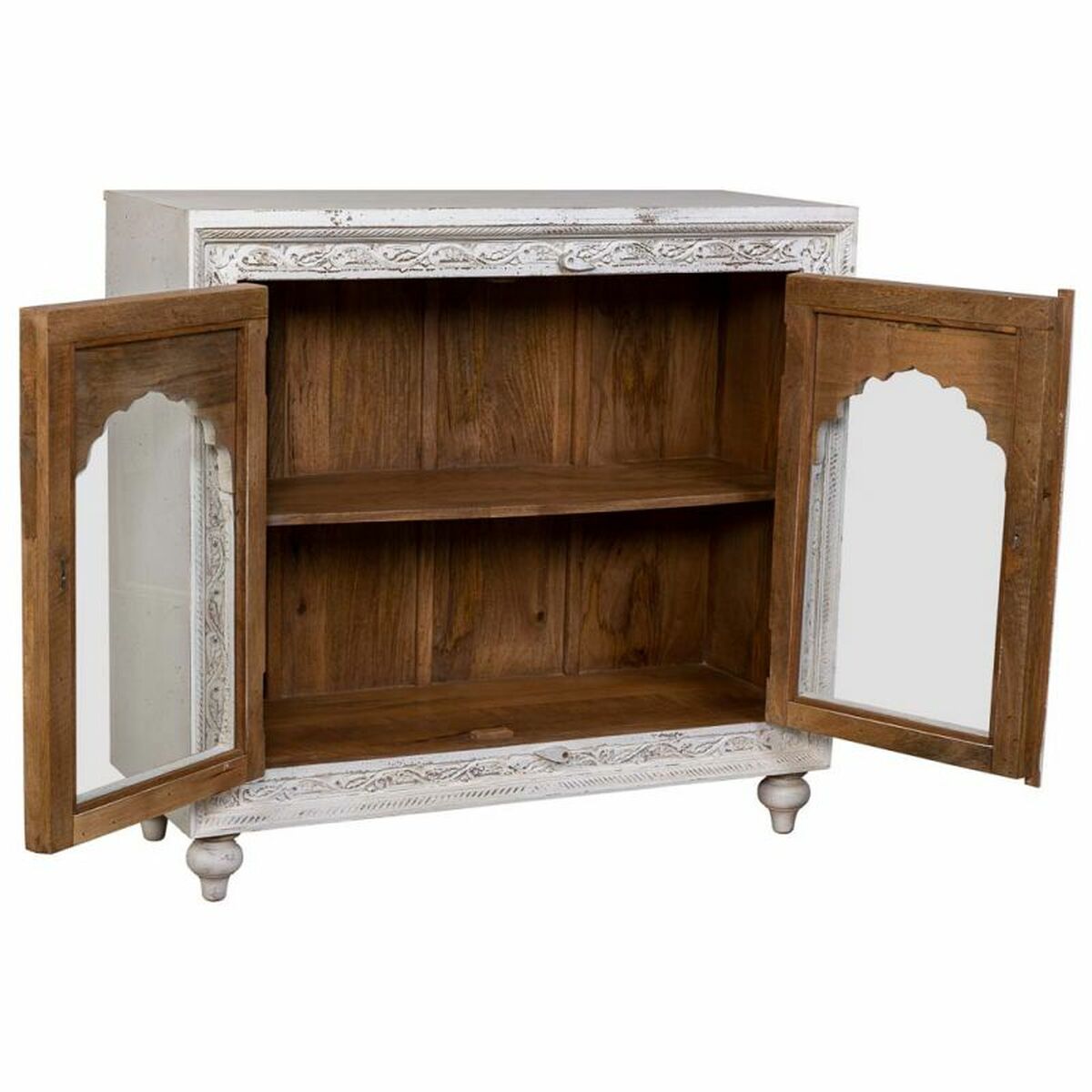 Mottagare Alexandra House Living Kräm 43 x 107 x 101 cm - 2