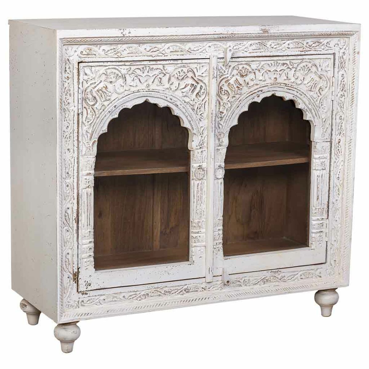 Mottagare Alexandra House Living Kräm 43 x 107 x 101 cm