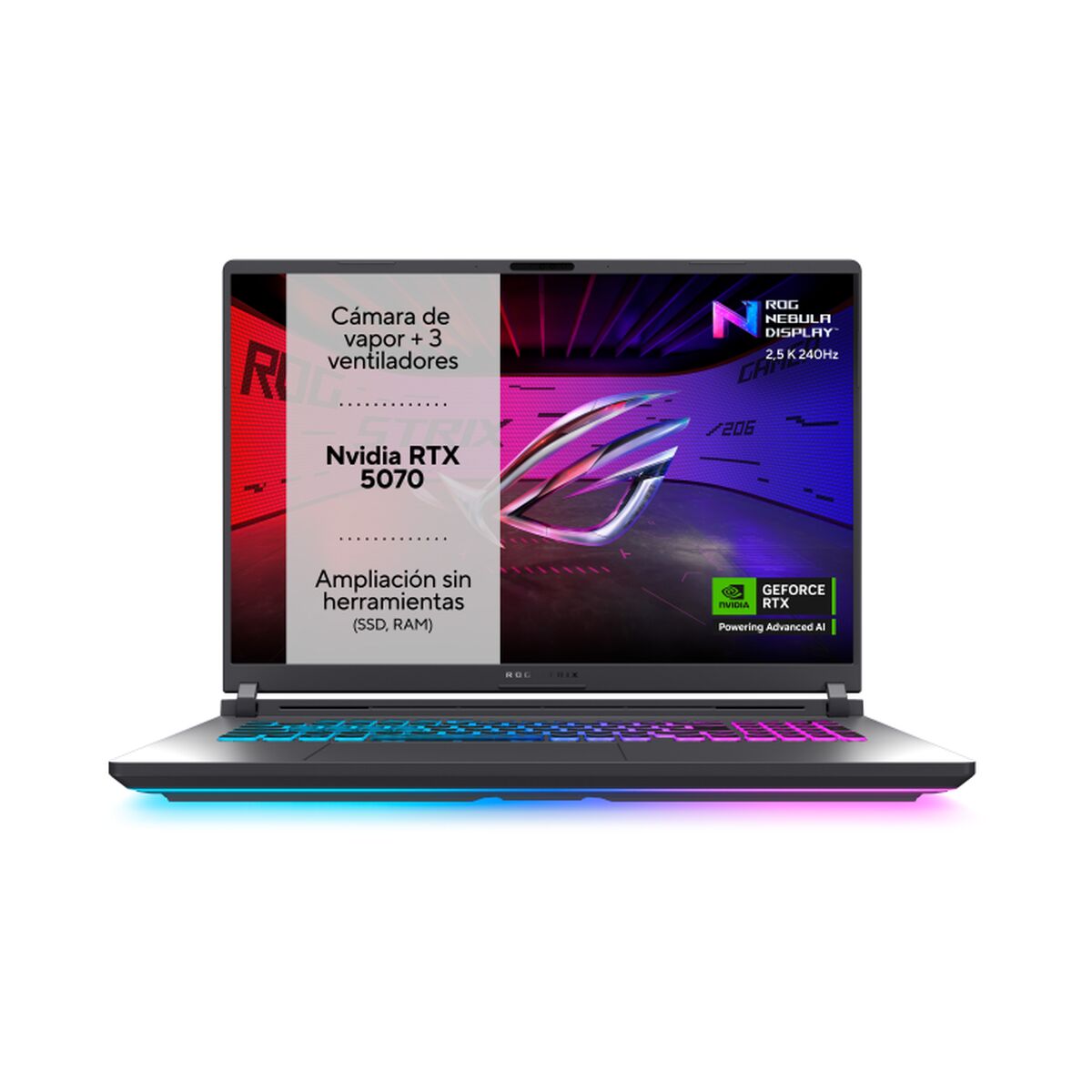 Bärbar dator Asus ROG Strix G18 G815LP-S9034 17" intel core ultra 9 275HX 32 GB RAM 1 TB SSD nvidia geforce rtx 5070 Qwerty Span - 2