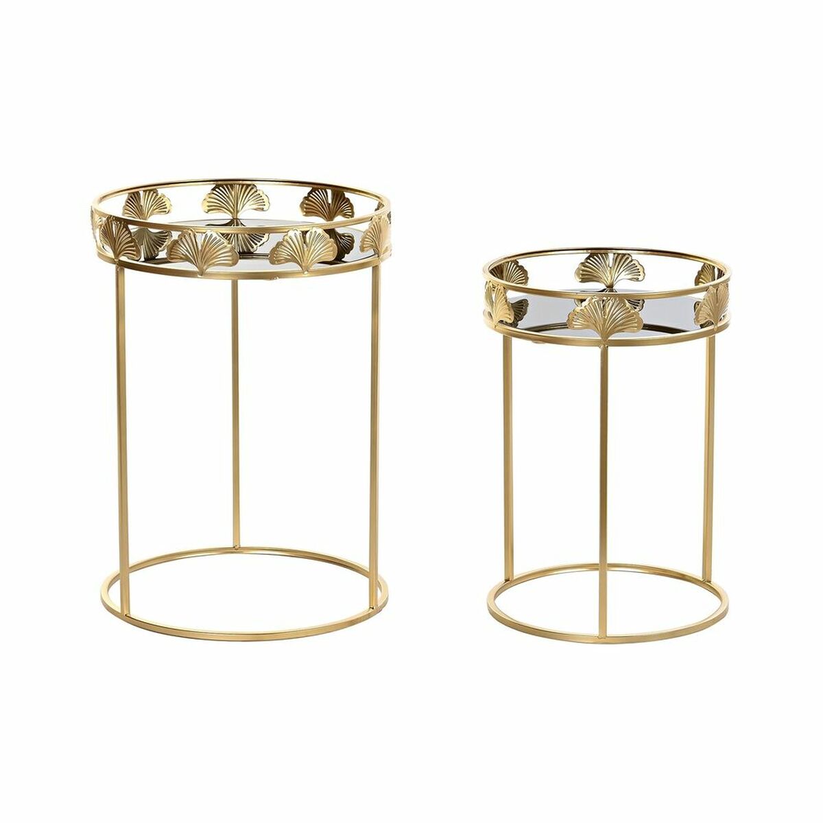 Set om 2 bord DKD Home Decor Gyllene 40 x 40 x 56 cm - 4