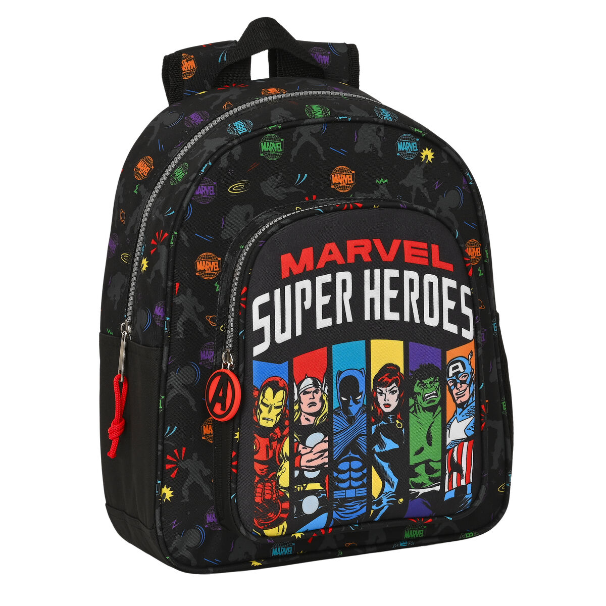 Barnryggsäck The Avengers Super heroes Svart (27 x 33 x 10 cm) - 4