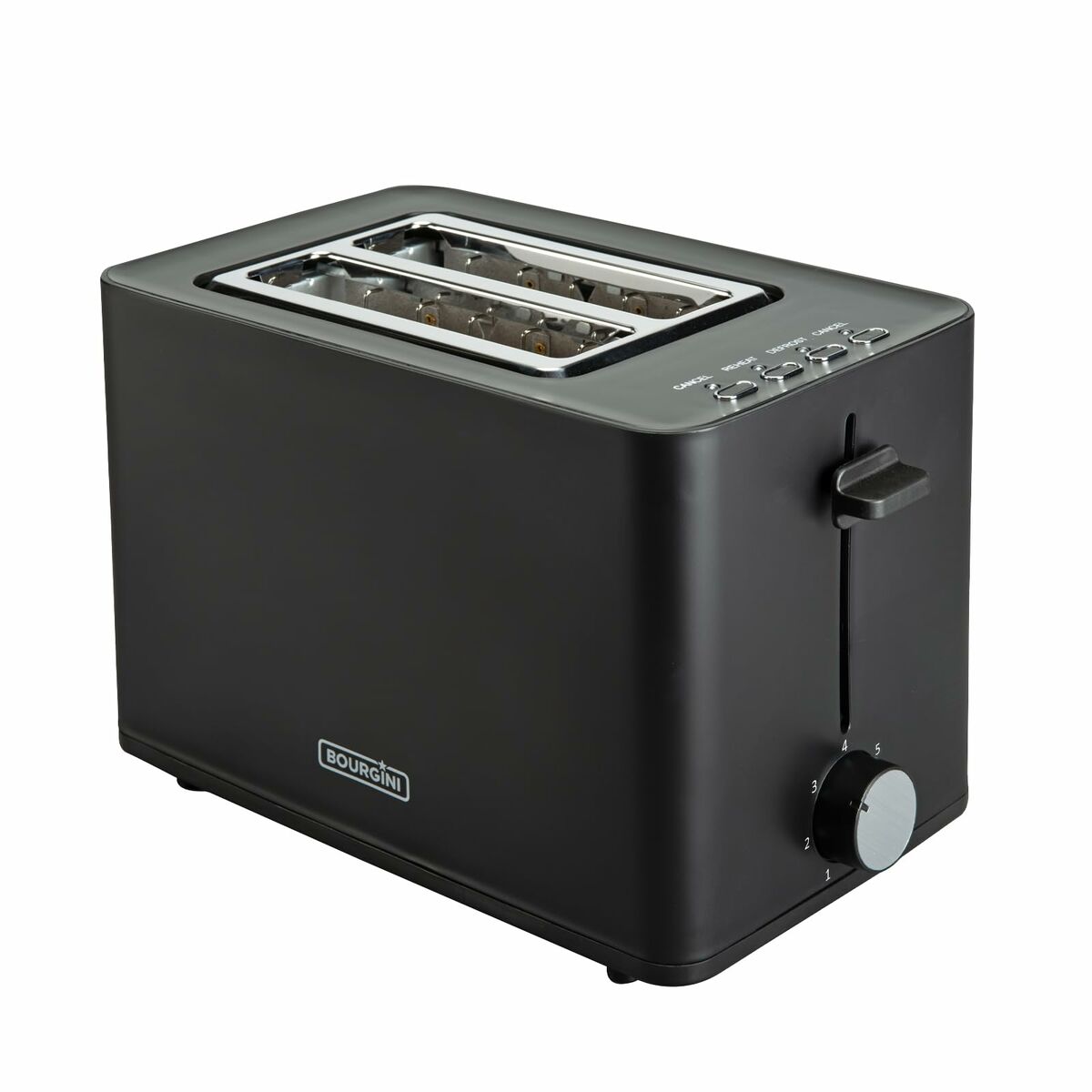 Brödrost Bourgini 140402 Svart - 2