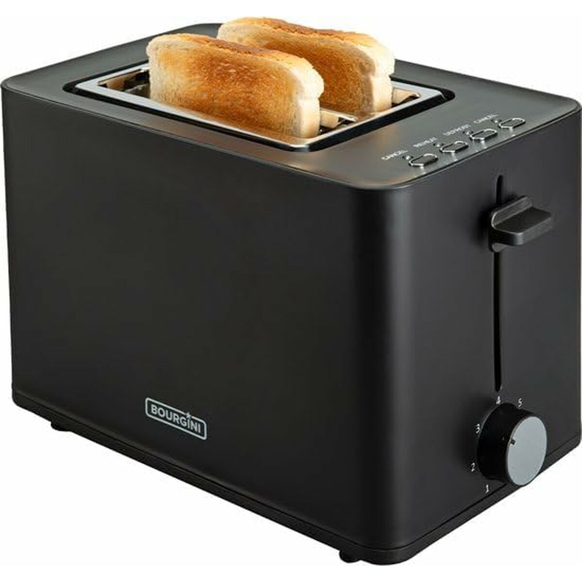 Brödrost Bourgini 140402 Svart
