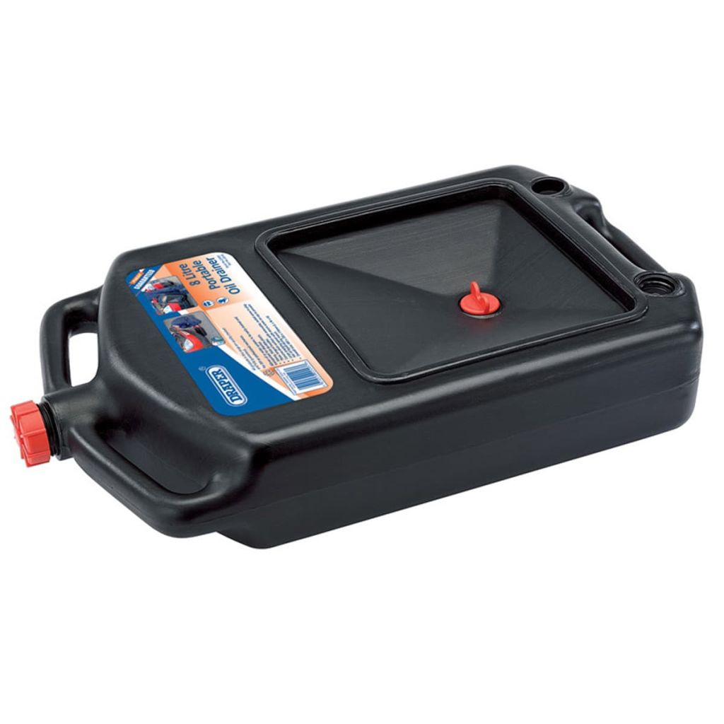Draper Tools Bärbar spilloljedunk 8 L 22493