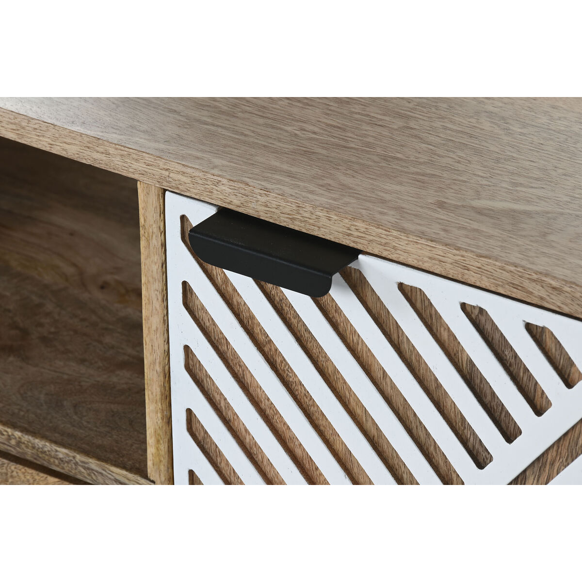 TV-möbler Home ESPRIT Vit Mangoträ 160 x 41 x 55 cm - 6