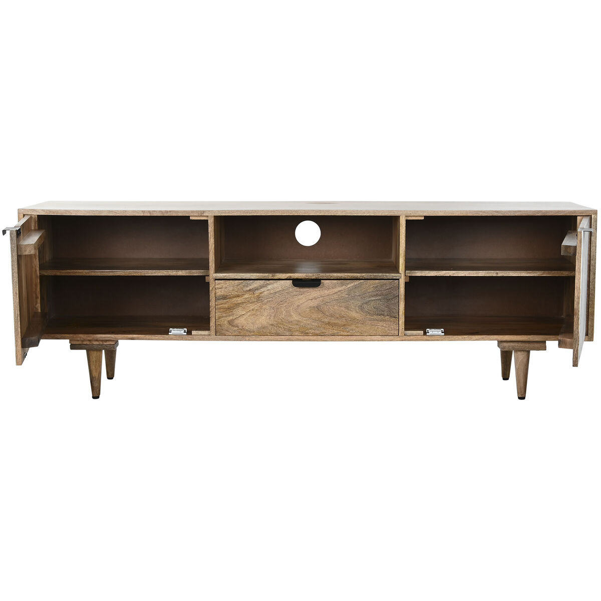 TV-möbler Home ESPRIT Vit Mangoträ 160 x 41 x 55 cm - 3