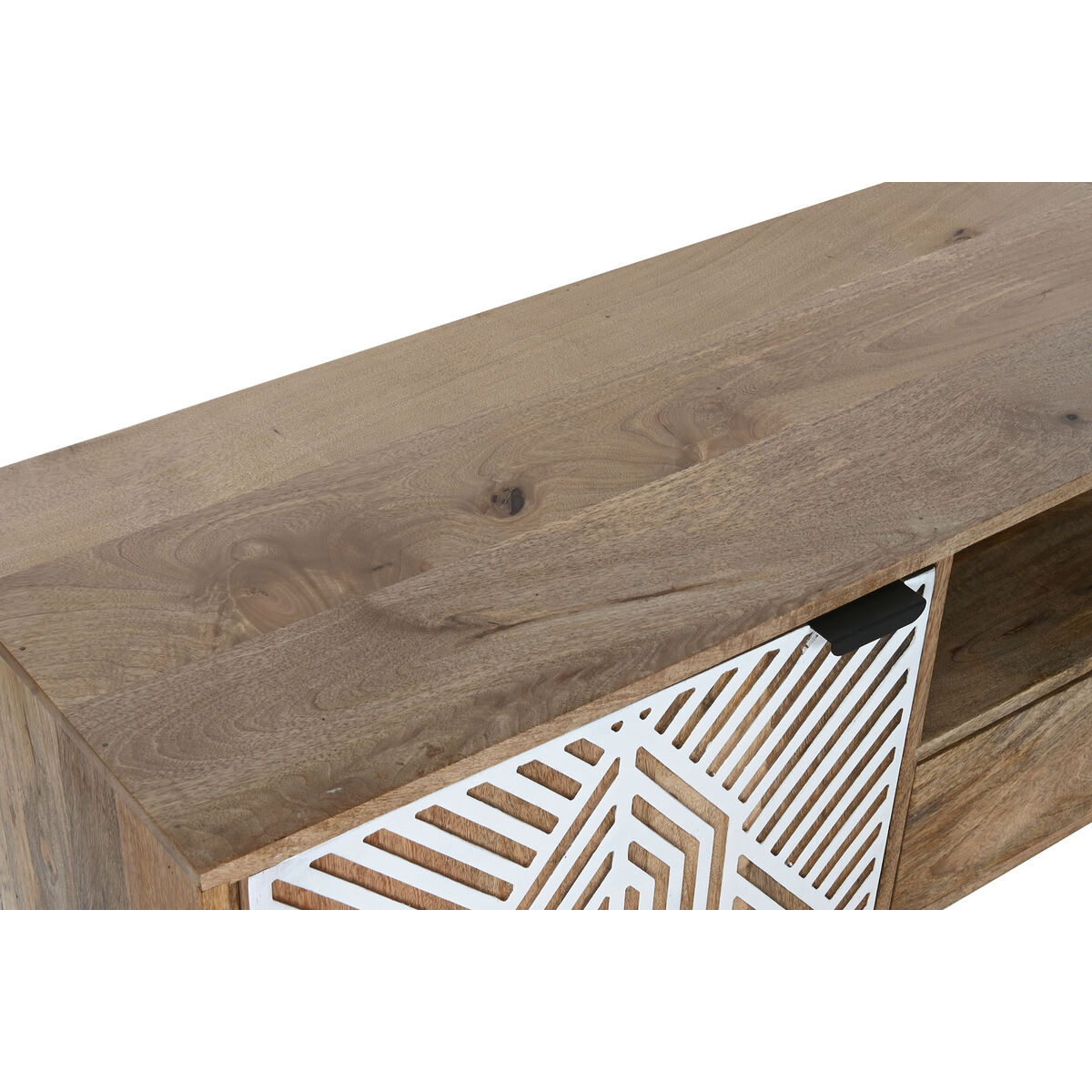 TV-möbler Home ESPRIT Vit Mangoträ 160 x 41 x 55 cm - 5
