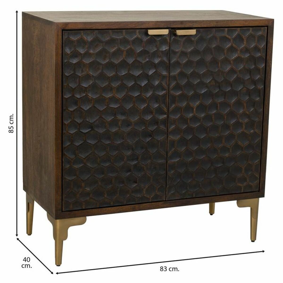 Mottagare Alexandra House Living Brun 40 x 85 x 83 cm - 3