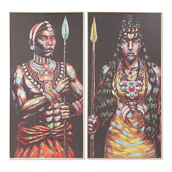 Kanvas DKD Home Decor polystyren Kanvas 60 x 5 x 120 cm