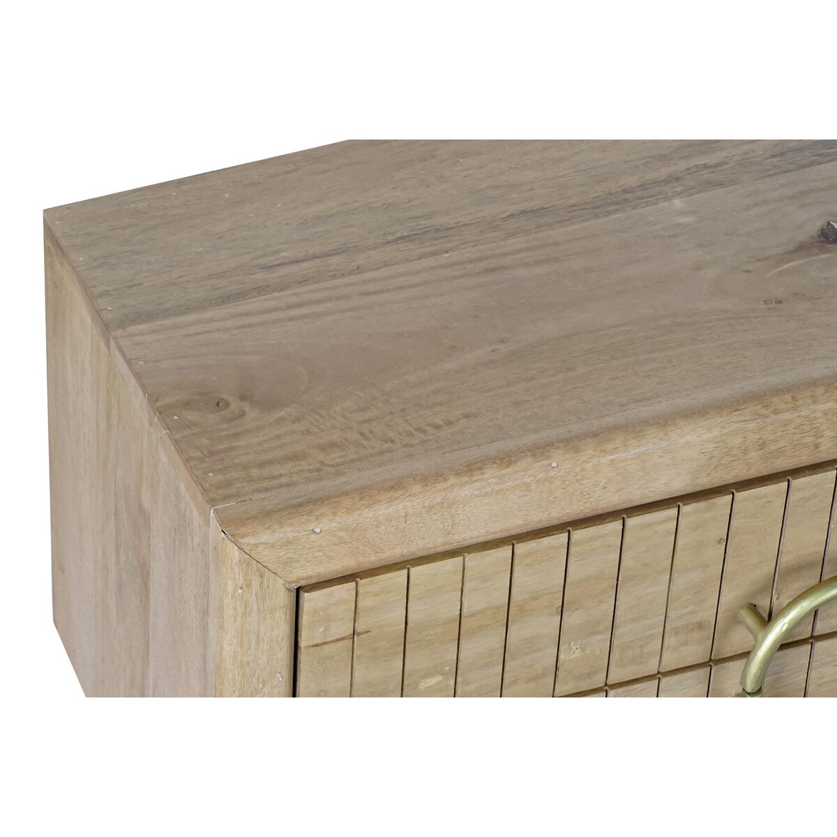TV-möbler DKD Home Decor Gyllene Brun Mangoträ (147 x 40 x 60 cm) - 7