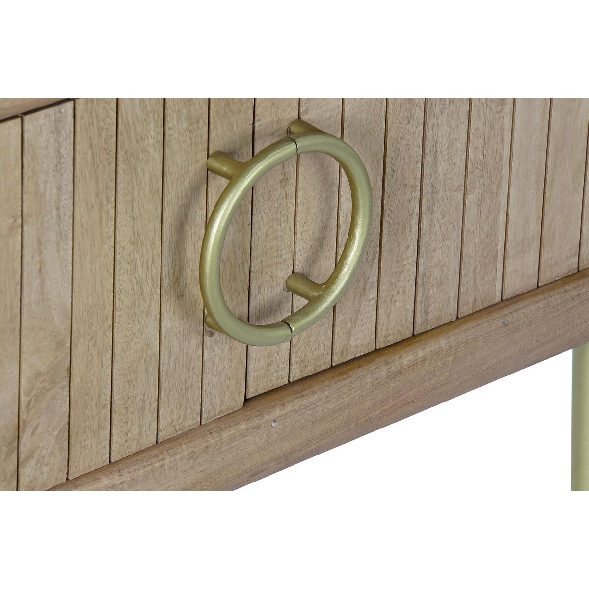 TV-möbler DKD Home Decor Gyllene Brun Mangoträ (147 x 40 x 60 cm) - 3