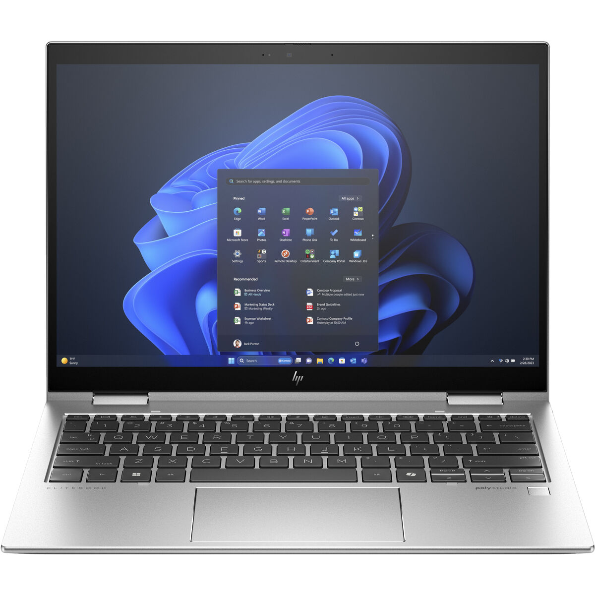 Bärbar dator HP EX360 830 G11 13,3" Intel Core Ultra 5 125U 16 GB RAM 512 GB SSD Qwerty Spanska - 5