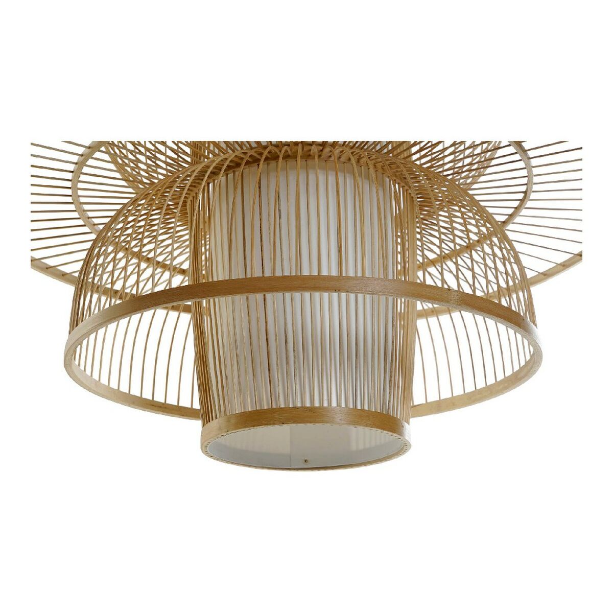 Taklampa DKD Home Decor Bambu (65 x 65 x 50 cm) - 4