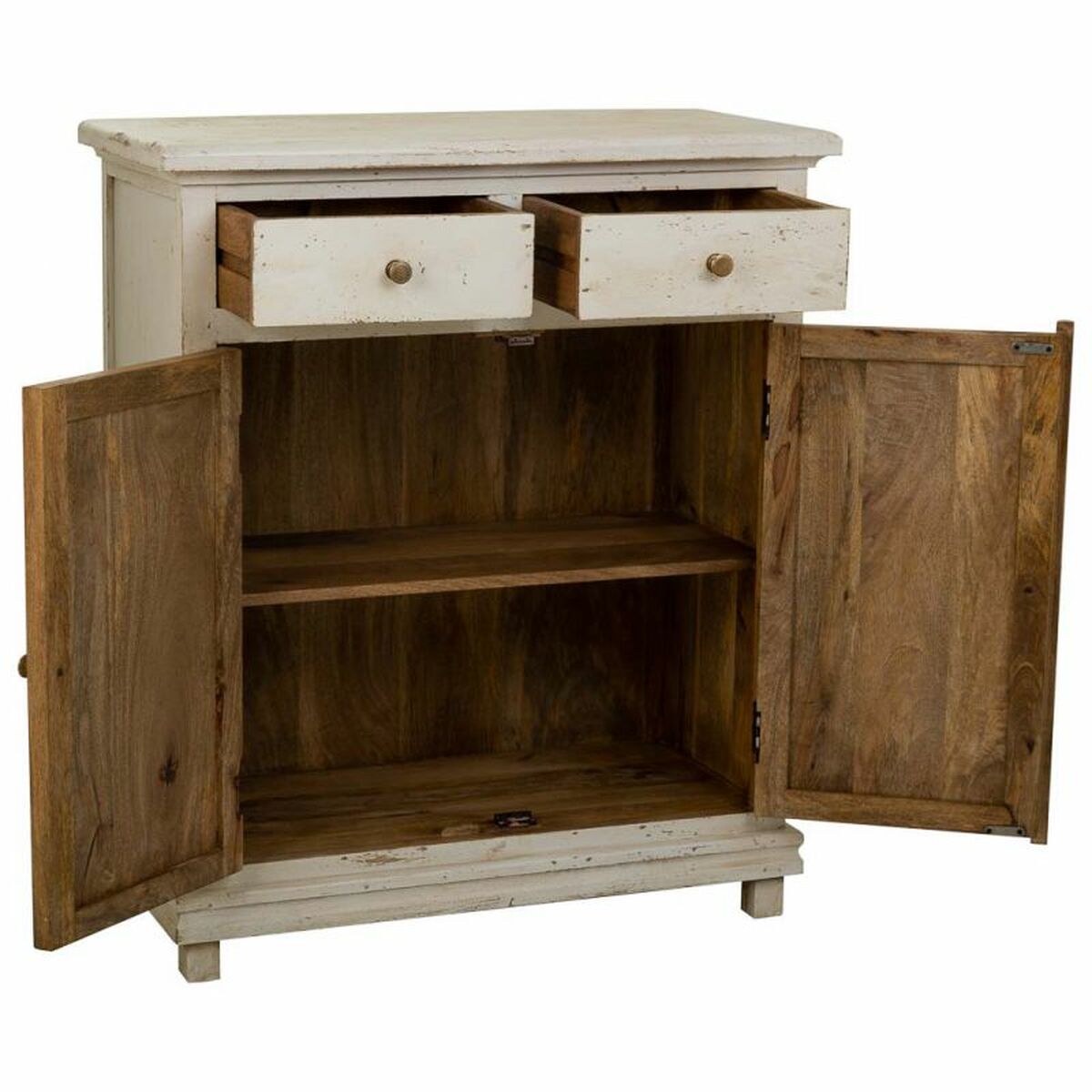 Hallmöbel med lådor Alexandra House Living Vit 40 x 100 x 85 cm - 2