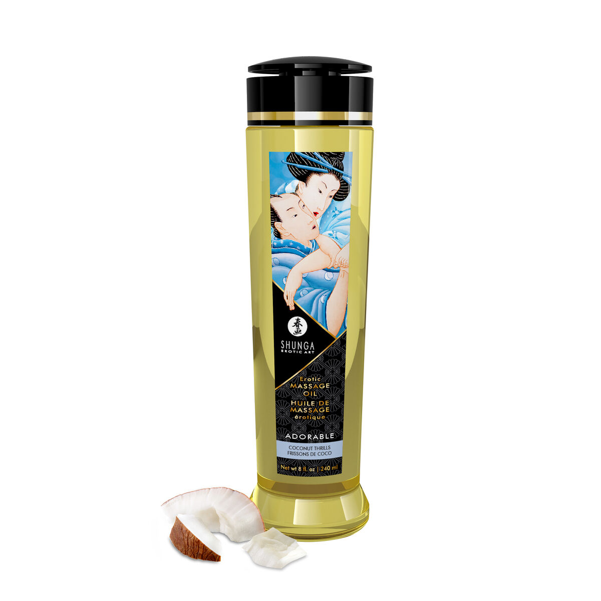 Erotisk Massageolja Shunga 240 ml Kokosnöt - 2