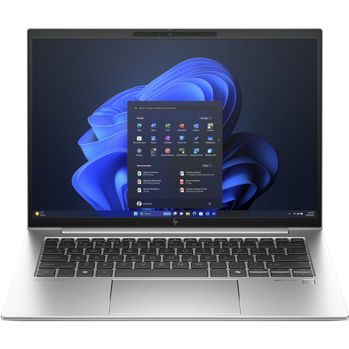 Bärbar dator HP EliteBook 840 G11 14" 16 GB RAM 512 GB SSD Qwerty Spanska Intel Evo Core Ultra 5 125H - 8