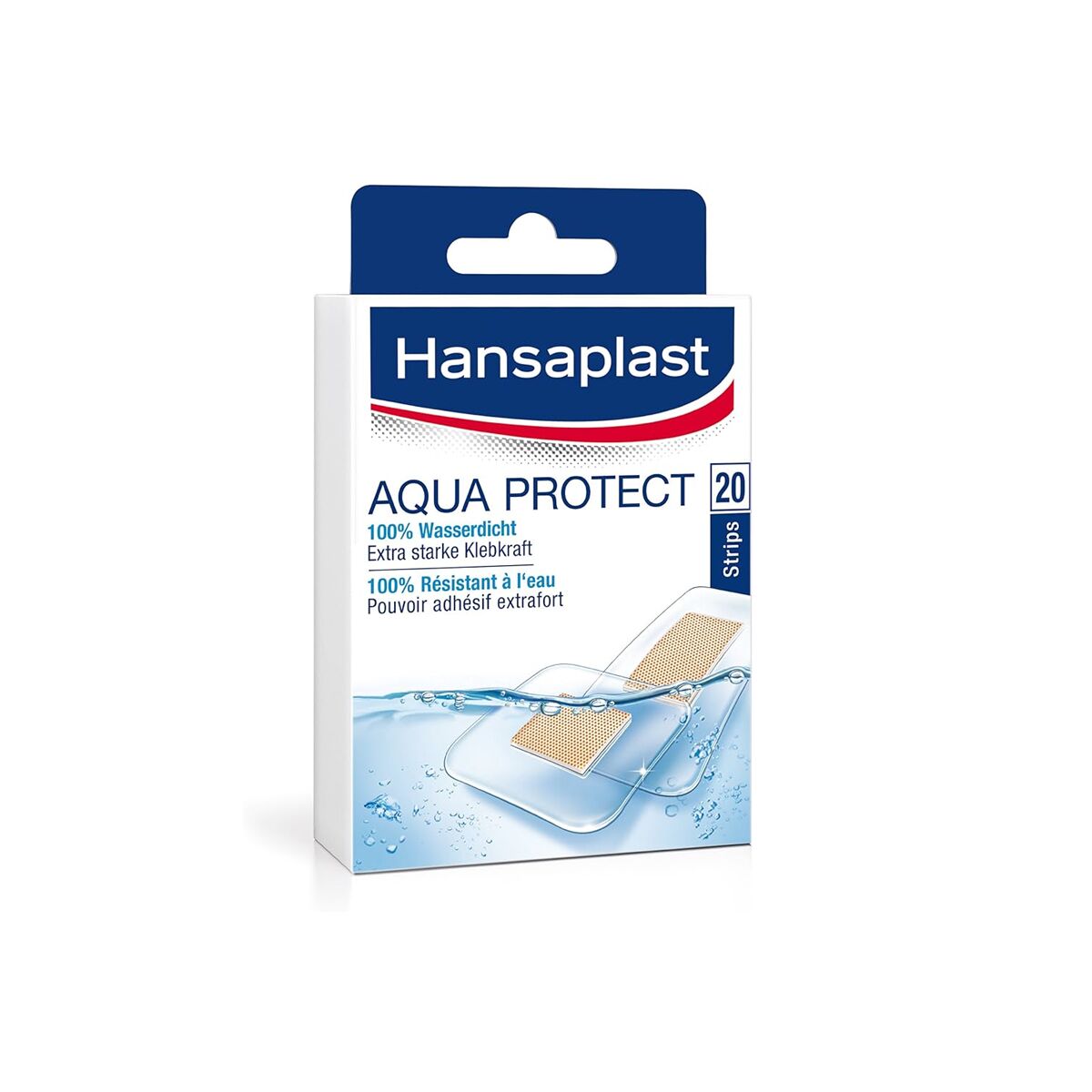 Vattenresistenta plåster Hansaplast Aqua Protect  Transparent