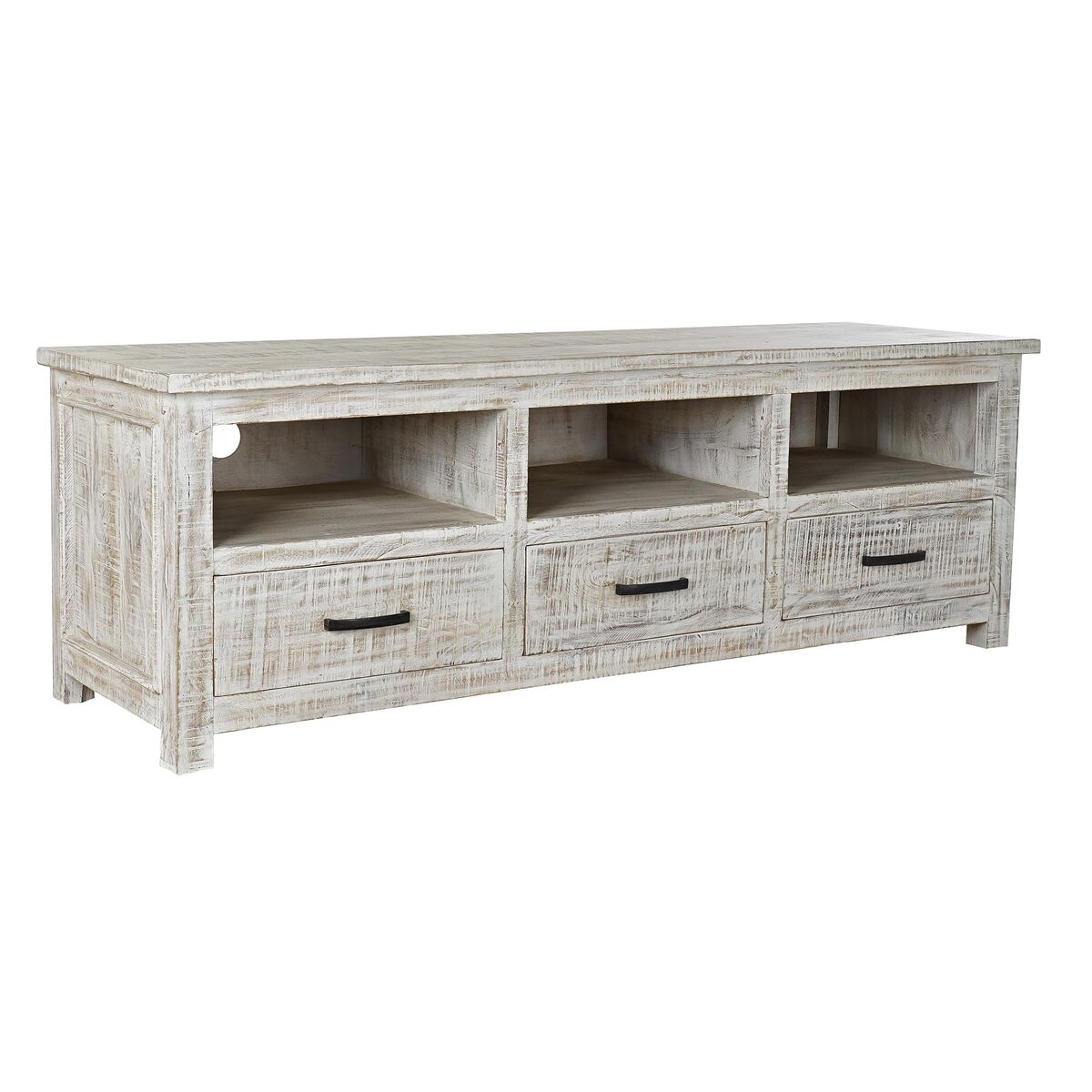 TV-möbler DKD Home Decor 158 x 50 x 54 cm Vit Mangoträ - 3