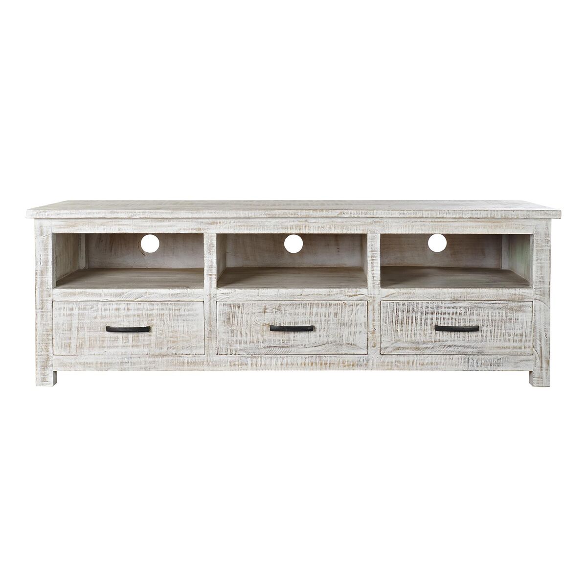 TV-möbler DKD Home Decor 158 x 50 x 54 cm Vit Mangoträ - 7