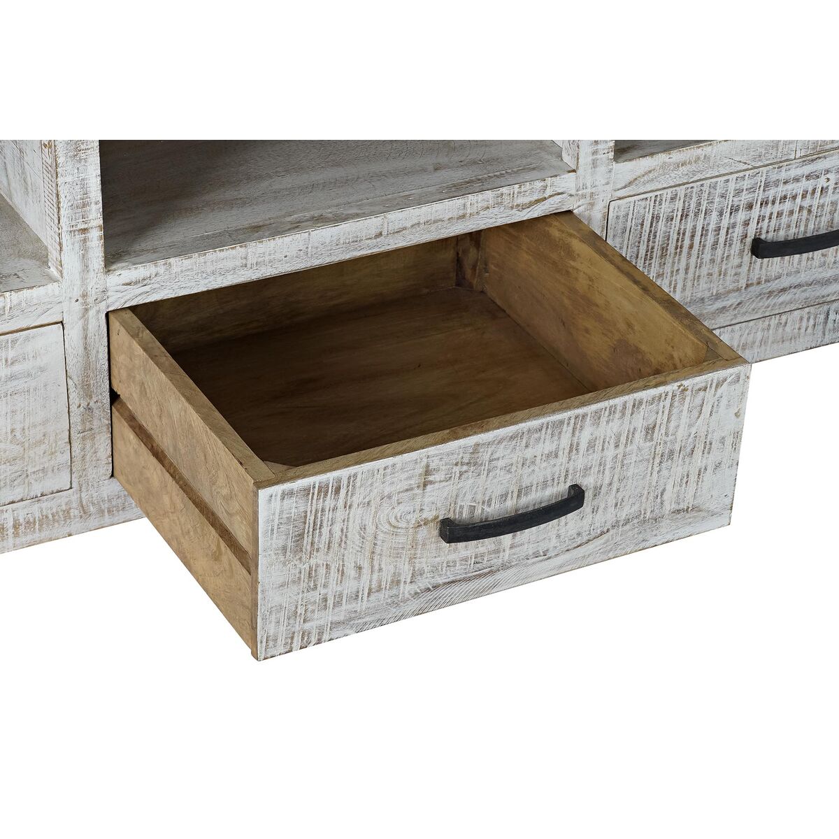 TV-möbler DKD Home Decor 158 x 50 x 54 cm Vit Mangoträ - 5