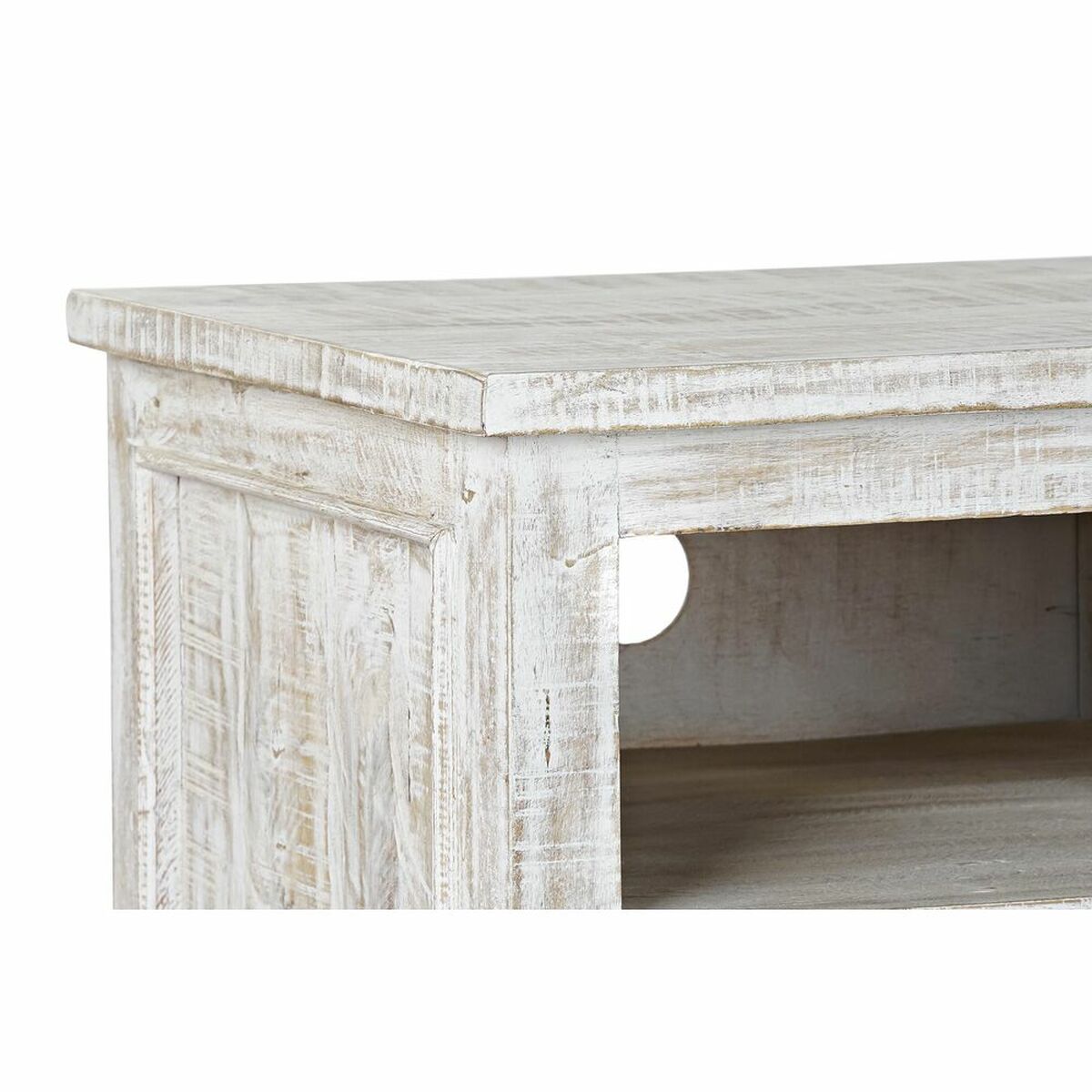 TV-möbler DKD Home Decor 158 x 50 x 54 cm Vit Mangoträ - 12