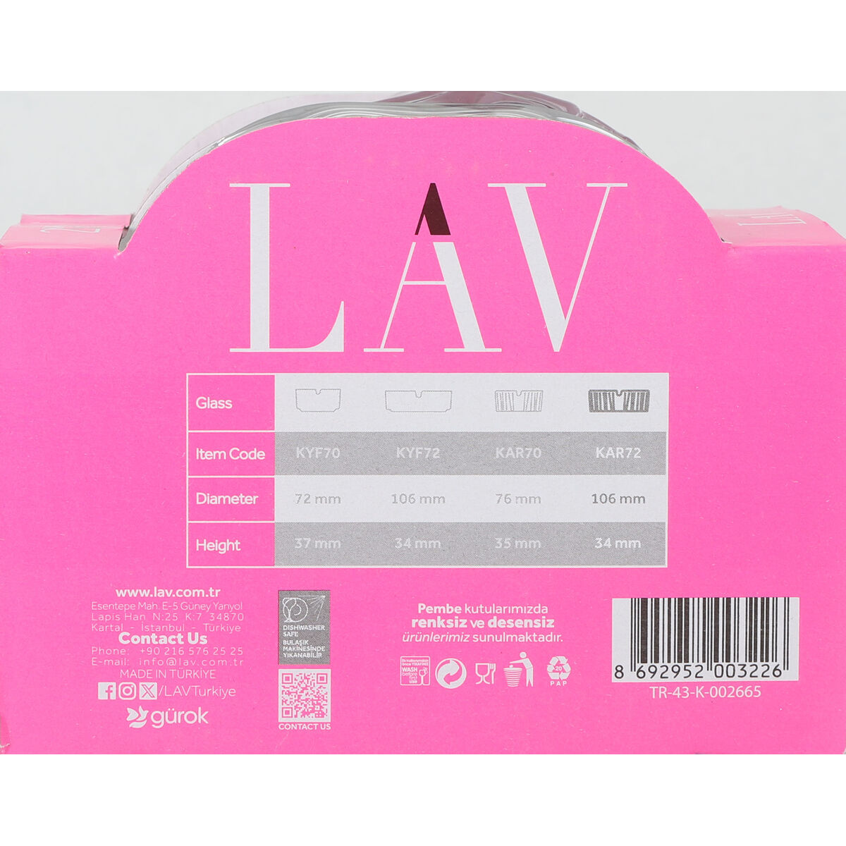 Askfat LAV LV-KAR72M (2 Delar) (2 antal) (24 antal) - 5