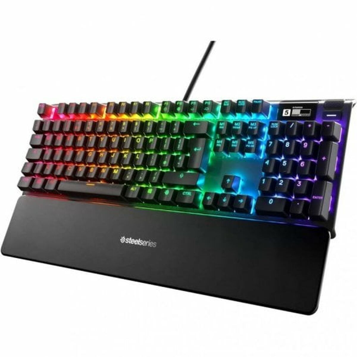 Tangentbord SteelSeries Apex 5 Qwerty Spanska Svart - 3