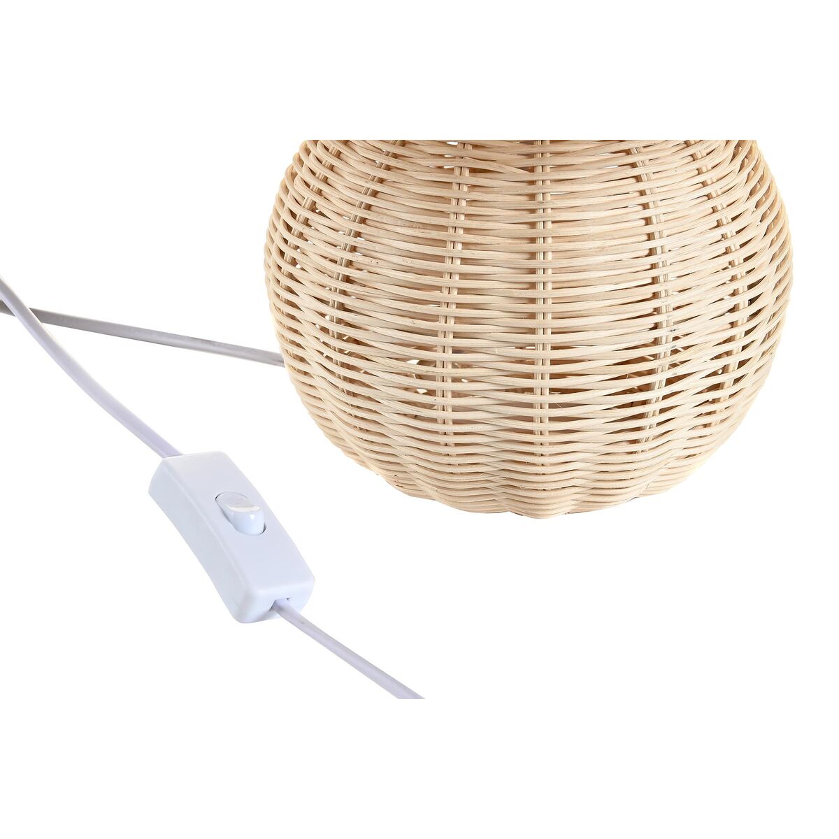 Bordslampa DKD Home Decor Naturell Rattan 220 V 50 W Alpino (30 x 30 x 31 cm) - 3