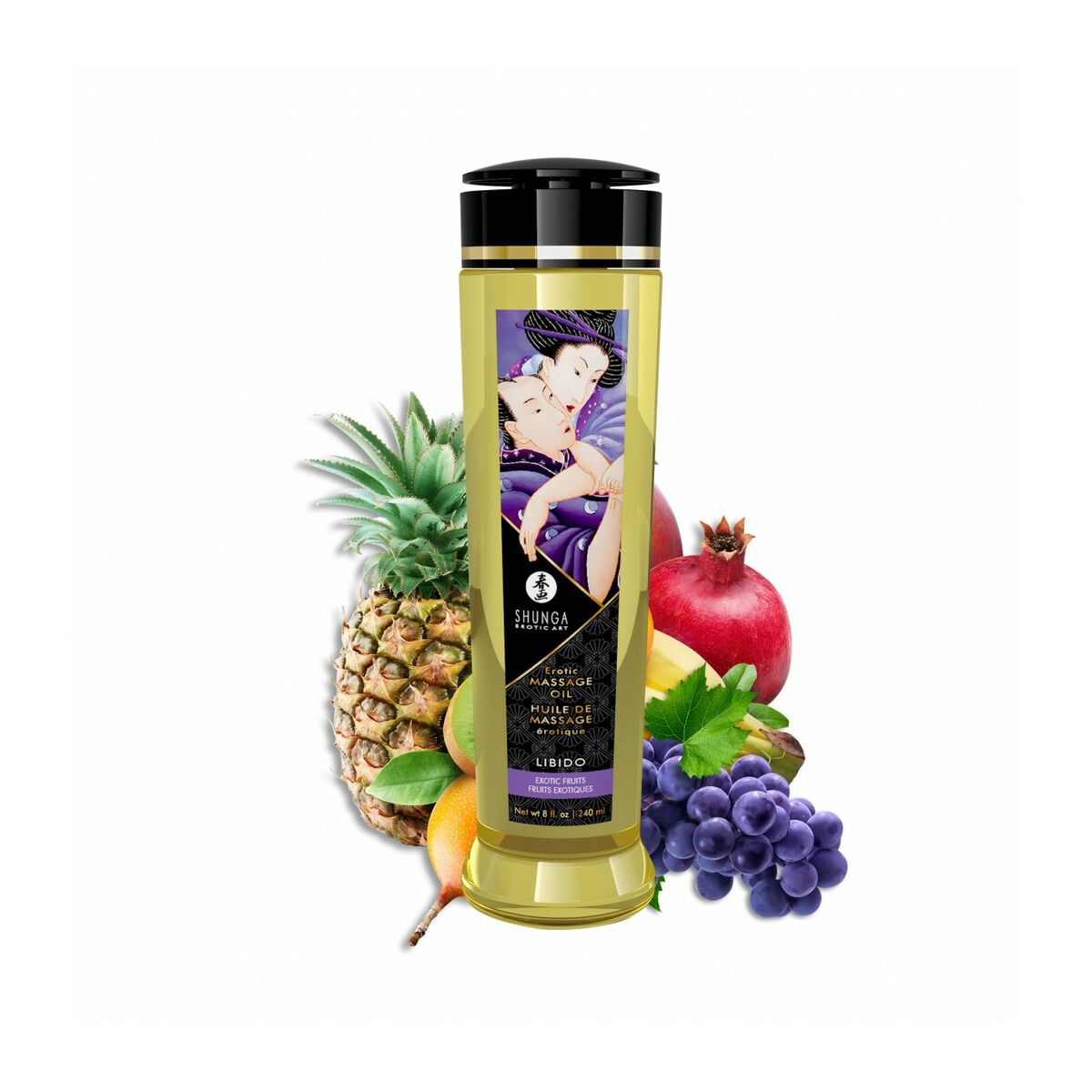 Erotisk Massageolja Shunga Líbido 240 ml Exotiska frukter - 2