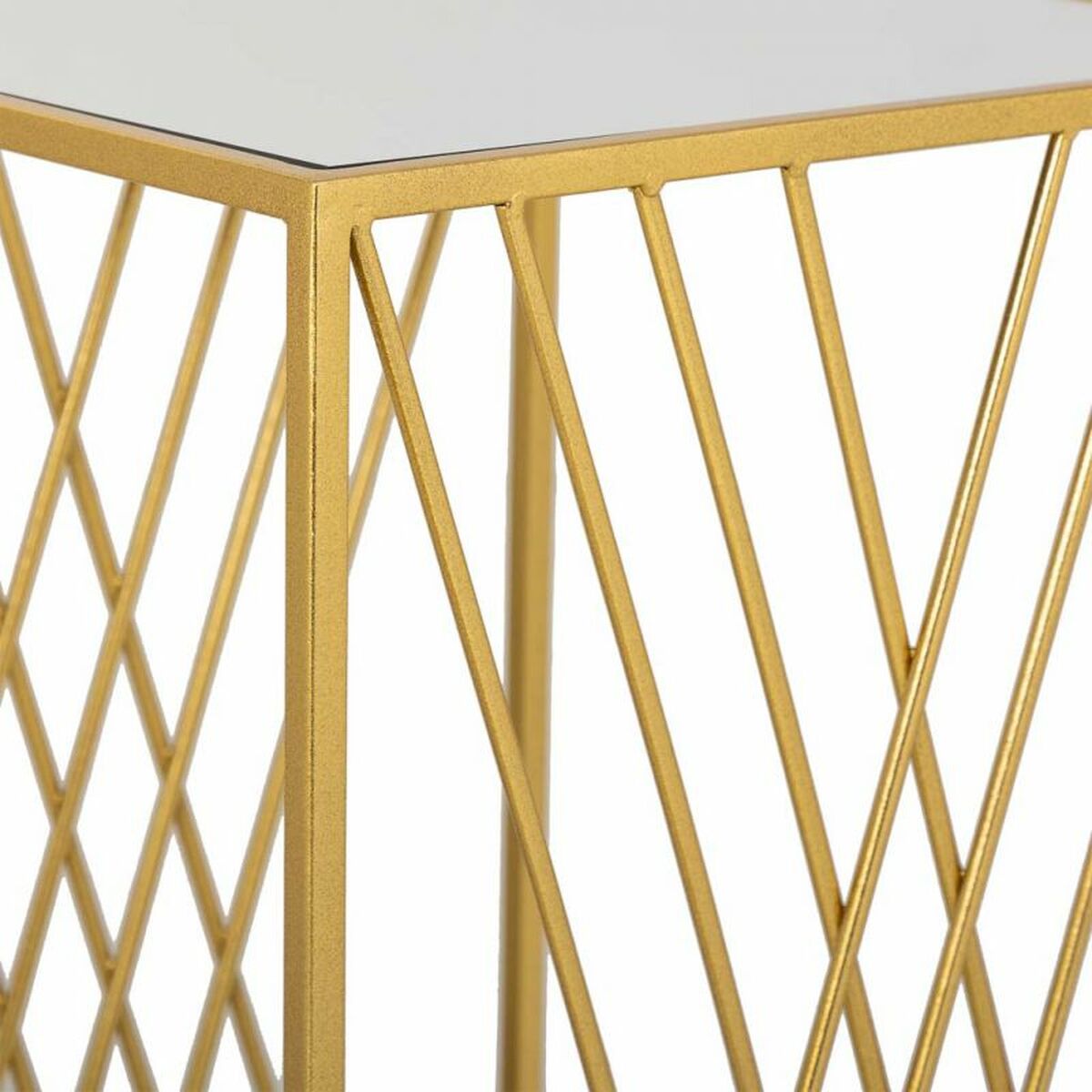 Hörnbord Alexandra House Living Guld 40 x 70 x 40 cm - 6